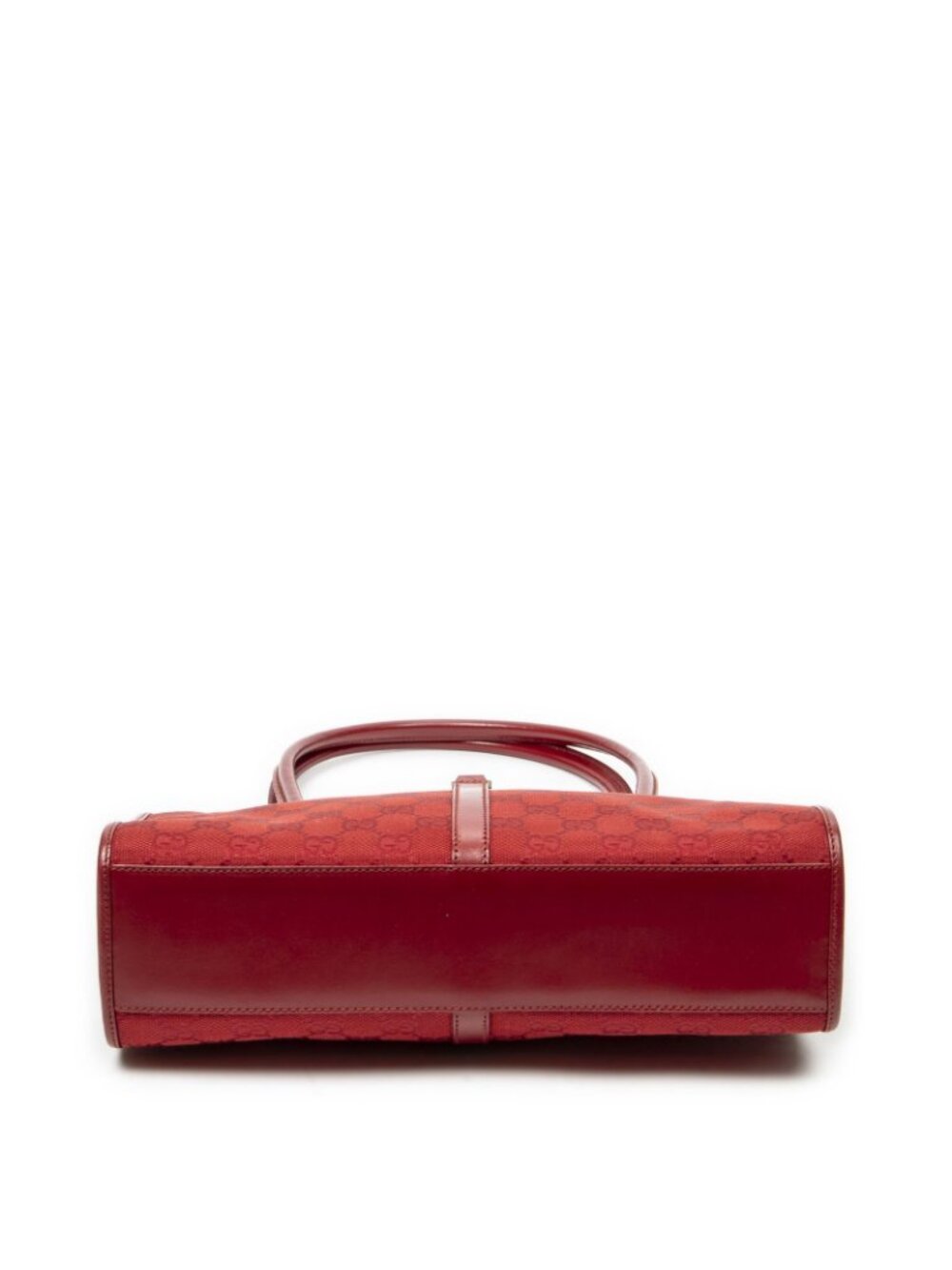 Gucci Square Jackie Tote Red GG Canvas - Picture 6 of 15